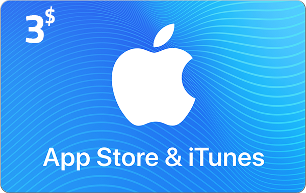 &lsquo; Apple iTunes Gift Card USA Store 3$