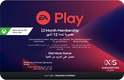 &lsquo; EA Access 12 Month Subscription SA