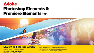 ‘ Adobe Photoshop & Premiere Elements Student Teacher Edition&nbsp; 2025 3 Years