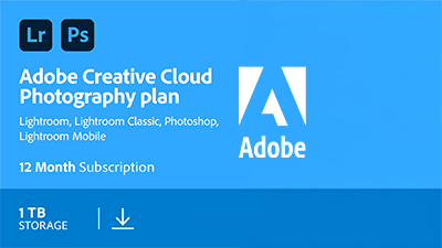 ‘ Adobe Creative Cloud Photography plan with 1TB 1 Year Subscription&nbsp;